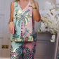Verfijnde tweedelige outfit - tropisch printdesign