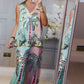 Verfijnde tweedelige outfit - tropisch printdesign