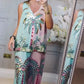 Verfijnde tweedelige outfit - tropisch printdesign