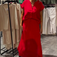 Verfijnde tweedelige zomeroutfit:  basic V-hals top + coole rok