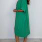🌞 Nieuwe Zomer 2025 Collectie 💕 Haute Couture Zomerjurk - V-hals met artistieke drapering