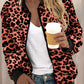 Luipaardprint voor dames Zip Up Jacket