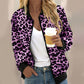 Luipaardprint voor dames Zip Up Jacket