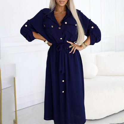 Dames Blousejurk met Lange Mouwen