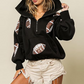 Dames Fashion Sequin Hoodie met Lange Mouwen