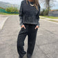 Dames Crewneck Sweatshirt & Trekkoord Broek Set