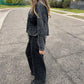 Dames Crewneck Sweatshirt & Trekkoord Broek Set