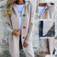 Dames vest met capuchon en knoopjes