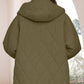 Trendy, lichtgewicht gewatteerd winterjack met capuchon voor dames