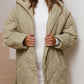 Trendy, lichtgewicht gewatteerd winterjack met capuchon voor dames
