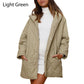 Trendy, lichtgewicht gewatteerd winterjack met capuchon voor dames