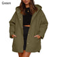 Trendy, lichtgewicht gewatteerd winterjack met capuchon voor dames
