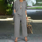 Elegante dames ontspannen fit 3-delige set