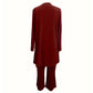 Elegante dames ontspannen fit 3-delige set