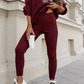 👚👖Dames Casual Set – Top met Lettersprint en Broek🛍️
