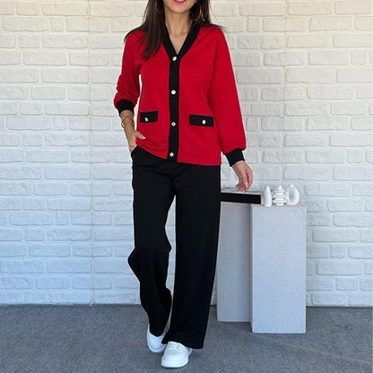 🔥2025 Trend Alert🔥 Dames Set – Kleurblokken & Super Comfort!