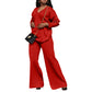 Dames Casual Top & Broek Tweedelig Set