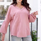 ✨ Dames Casual V-hals Gebreide Top – Zacht, Flatterend & Perfect voor Elke Gelegenheid