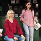 ✨ Dames Casual V-hals Gebreide Top – Zacht, Flatterend & Perfect voor Elke Gelegenheid