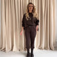Dames Sweatshirt met Franjes aan de Mouwen & Joggerbroek Set