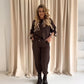 Dames Sweatshirt met Franjes aan de Mouwen & Joggerbroek Set