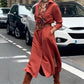 Dames Casual Vloeiende Midi-jurk