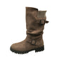 Dames Slouchy Halflange Laarzen