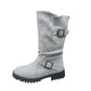 Dames Slouchy Halflange Laarzen