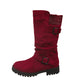 Dames Slouchy Halflange Laarzen