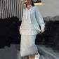 Dames Gebreide Trui & Rok 2-delige Set