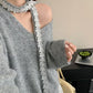 Dames Gebreide Trui & Rok 2-delige Set