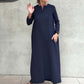 Elegante Effen A-lijn Jurk voor Dames