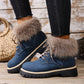 Dames Winter Veterschoen Enkellaarzen