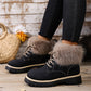 Dames Winter Veterschoen Enkellaarzen