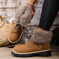 Dames Winter Veterschoen Enkellaarzen