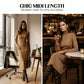 Elegante Coltrui Bodycon Jurk met Lange Mouwen
