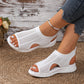 Dames ademende mesh sandalen met open teen