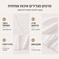סוודר סרוג לנשים עם צווארון V מעוגל קצוות