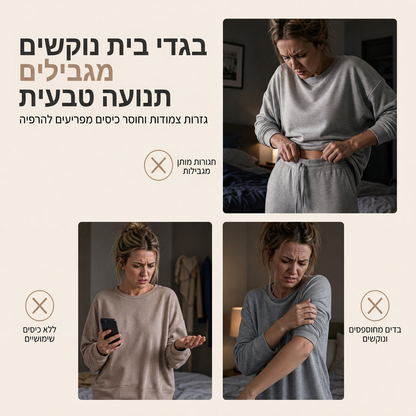 סווטשירט קז'ואל לנשים בצבע אחיד עם כובע