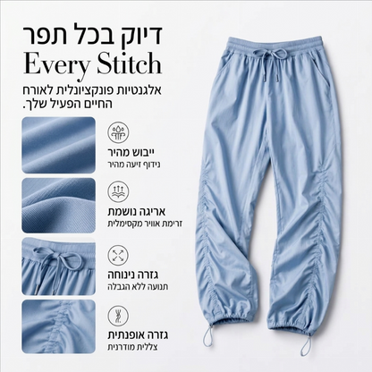 מכנסיים קצרים קלים ומיובשים במהירות לנשים