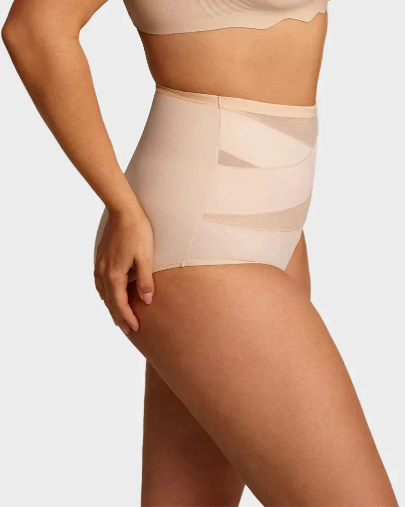 תחתוני מותן גבוהה עם שליטה בבטן למידות גדולות