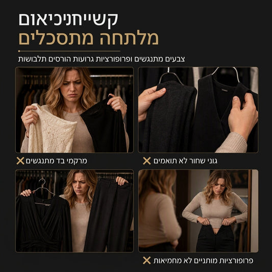 שני חלקים אופנתיים ונשיים עם מכנסיים