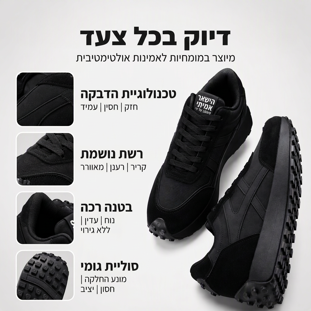נעלי סניקרס פלטפורמה קלות ונעשות לנשים