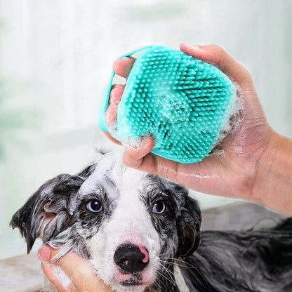 Badmassageborstel voor huisdieren